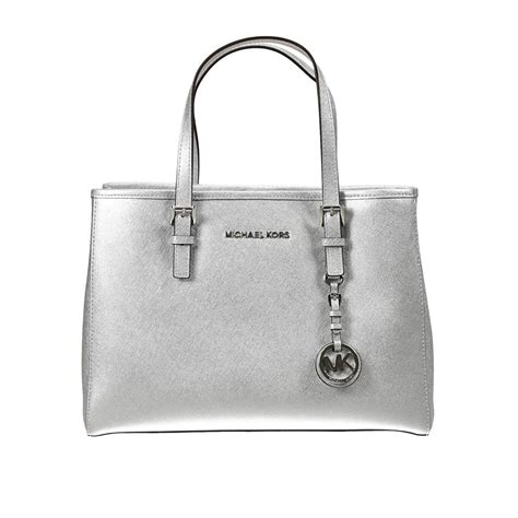 michael kors bolso plateado|Michael Kors bolso bandolera.